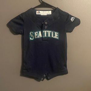 Baby Seattle Mariners onsie